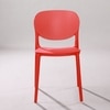 Kepler Brooks Serena Cafeteria Dining Chair in Red Colour