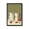 The Castle Decor Coffee Brewing Kitchen Wall Art 12x18 Inch