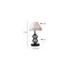 Melissa Vintage off-white Shade Table lamp with Iron Base