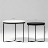 Minimalis Nesting Table Black