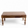 Hudson Sheesham Wood Coffee Table In Teak Finish