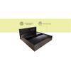 Aglaea Solid Wood King Size Drawer Storage Bed In Melamine Finish