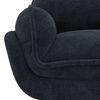 Marson Swivel Lounge Chair in Indigo Blue Colour