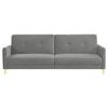 Gilud 3 Seater Click-Clack Sofa cum Bed  in Grey Colour