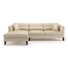 Lewis Sectional Sofa (Colour : Pearl, Cushion : Soft, Seater : Left Aligned 3 Seater + Left Aligned Chaise)