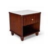 Lumina One Drawer Bedside In Teak Finish