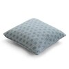 Geometric Alice Blue Natural Cushion Cover 16X16  Inches