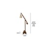 Angler Beige Jute Floor Lamp with Beige Jute Base