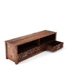 Vintara Sheesham Wood Contemporary TV Entertainment Unit for TV upto 65 inch in TEAK FINISH