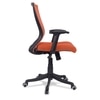 Ebeaony Mid Back Ergonomic Chair in Orange Colour