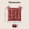 Lx Polyester Chair Pad Red Pc 4