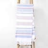 Yarn-dyed Blue Plum Hammam Bath Towel