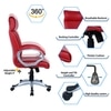 Wiwneags High Back Executive Chair in Red Colour