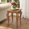 Taahira Side Table Natural Teak Finish