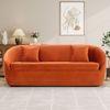 Davis Fabric Sofa (Orange)