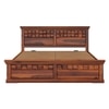 Prashiv Sheesham Wood King Size Bed In Honey Oak Finish With Hydraulic Storage (72 x 78 inches)