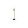Elementary Beige Jute Floor Lamp with Beige Jute Base