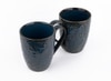 Blue Wildflower Ceramic Coffee Mug Set