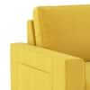 Kowloon Sectional Sofa Cum Bed With Storage In Alphonso Yellow Velvet Colour