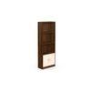 Seonn Engineered Wood Bookshelf in Maple & Beige