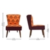 Rowan Accent Chair in Orange Colour