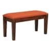 Arbor 4 Seater Dining Set with Orange Cushioned Bench