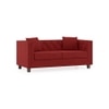 Windsor Sofa Set (Colour: Salsa Red, Seater: 2+1+1)