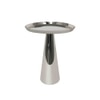 Metalsmith Metal Side Table in Silver Finish