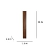Slimline Brown Solid Wood Wall Lights