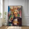 The Castle Decor Motivational Mafia Leader Wall Art Framed Painting 20x30 Inch
