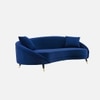 Corpen Fabric Sofa (Navy Blue)