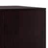 Zephyr Solid Wood 2 Door Wardrobe in Mahogany Finish