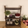 Amelia Wooden Shelf 2 Step Ladder
