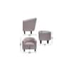 Valencia Solid Wood Accent Chair in Beige Colour