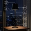 Metro Matte Black Glow Desk Lamp