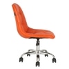 Beautiful Leatherette Dining Chair in Orange Colour