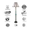 Devansh Wooden Floor Lamp