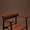 Kotaro Solid Wood Four Seater Dining Set in Brown Colour