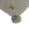 Jersey Chunky Abbey Stone Cotton Knitted Decorative Cushion Cover 12 x 20 Inches