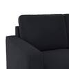 Apollo Compact High Back 2 Seater  Fabric Sofa In Deep blue velvet Colour