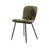 Pine Fabric Dining Chair in Green Colour