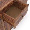 Striado Solid Wood Sideboard in Teak Finish