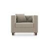 Windsor 1 Seater Fabric Sofa (Colour: Oyster Beige)