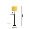 Devansh Wood & Metal Floor Lamp