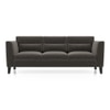 Lewis Sofa (Colour : Smoke Grey, Cushion : Soft, Seater : 3+1+1)