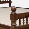 Nilaya Sheesham Wood Queen Size Bed in Provincial Teak Finish with Box Storage