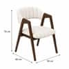 Tashi Upholstered Back Dining Chair