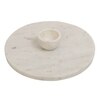 Marble Chip and Dip Tray with Small Dip Bowl