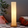Jacques White Cotton Shade Floor Lamp