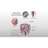 Benjamin Solid Wood  Ottomon in  Multicolor Colour